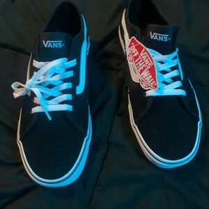 Black and White Vans Off The Wall Shoes